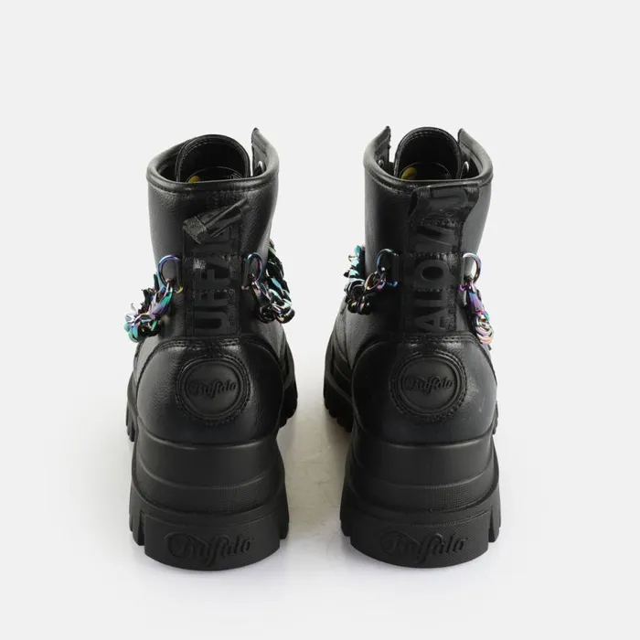 Shop Boots and AnkleBoots BUFFALO Aspha Rld Chain 30 Blackmulti