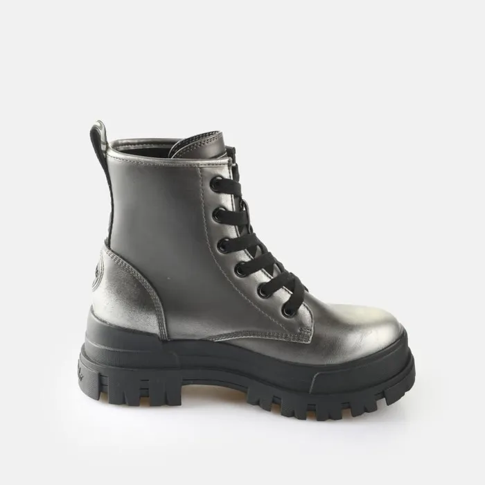 Shop Boots and AnkleBoots BUFFALO Aspha Rld Vntg Pewterblack