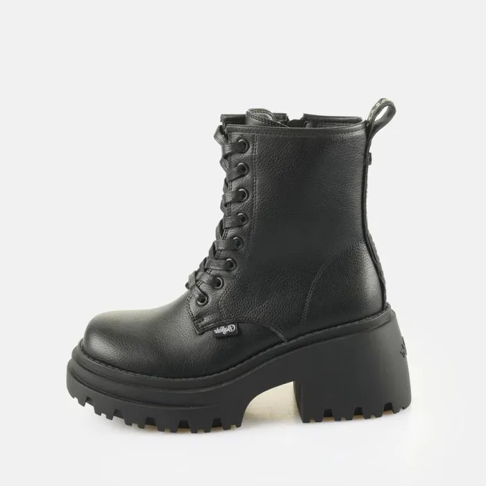 Shop Boots and AnkleBoots BUFFALO Braver Lace Up Black