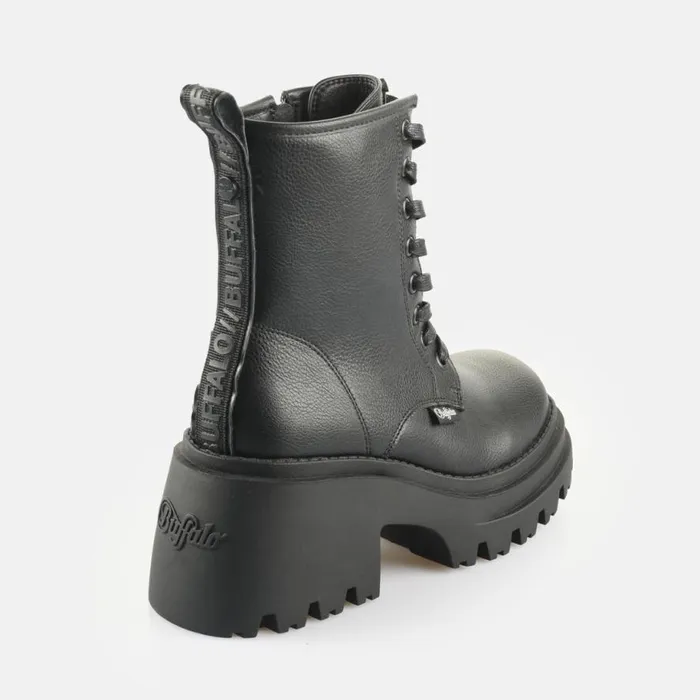 Shop Boots and AnkleBoots BUFFALO Braver Lace Up Black
