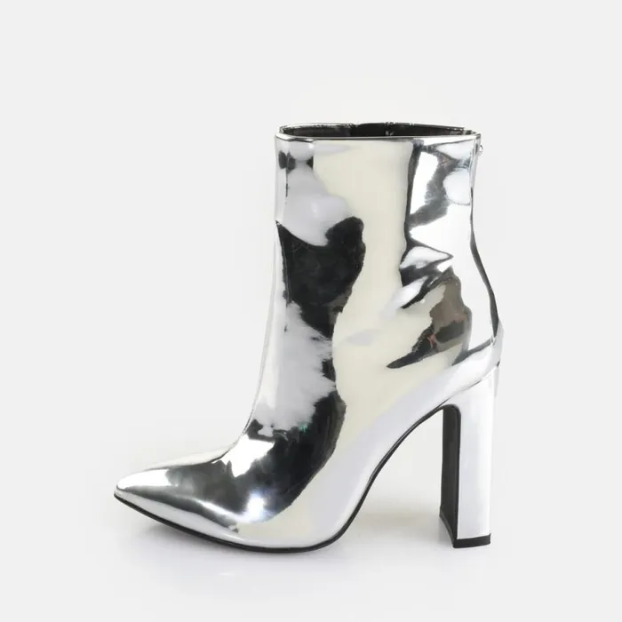 Shop Boots and AnkleBoots BUFFALO July Bootie Silver