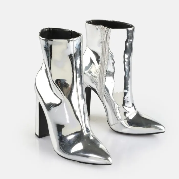 Shop Boots and AnkleBoots BUFFALO July Bootie Silver
