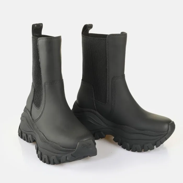 Shop Boots and AnkleBoots BUFFALO Lola Chelsea Black
