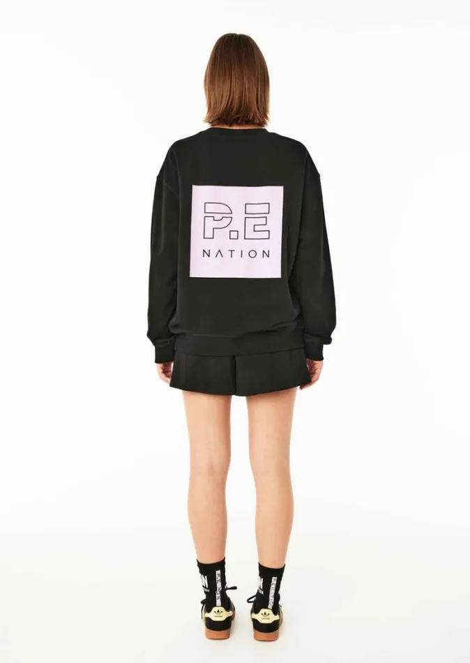 Shop CONVERSION SWEAT IN BLACK PE Nation Sweats