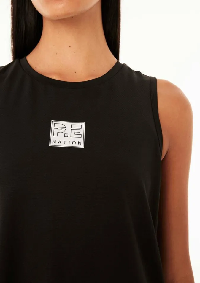 Shop CROSSOVER AIR FORM TANK IN BLACK PE Nation Tees and Tanks