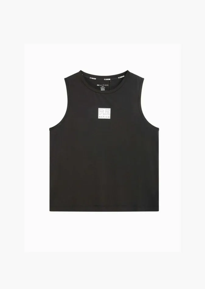 Shop CROSSOVER AIR FORM TANK IN BLACK PE Nation Tees and Tanks