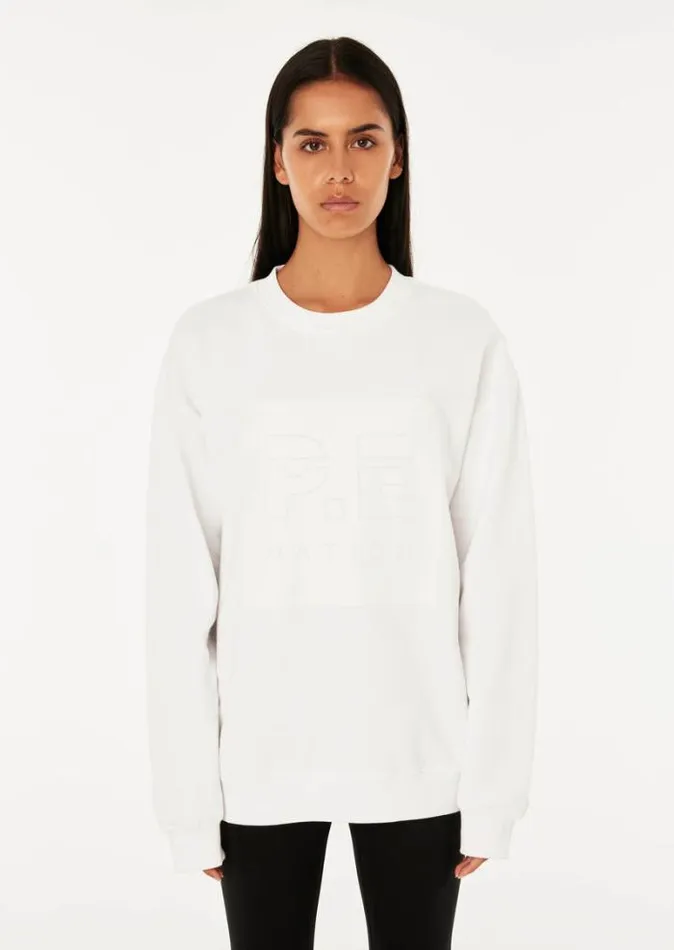 Shop CUT SHOT SWEAT IN OPTIC WHITE PE Nation Sweats