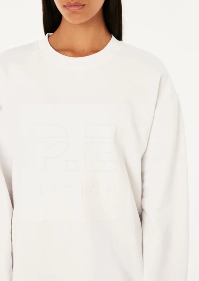 Shop CUT SHOT SWEAT IN OPTIC WHITE PE Nation Sweats