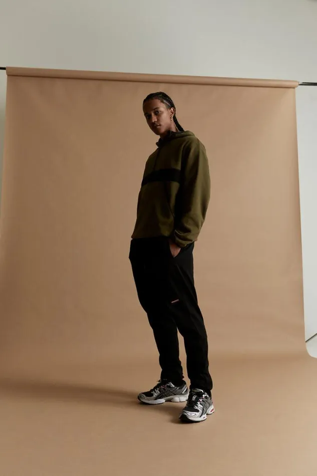 Shop FORTITUDE TRACKPANT IN BLACK PE Nation Pants