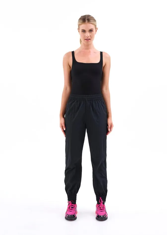 Shop FREE PLAY RIB SINGLET IN BLACK PE Nation Tees and Tanks