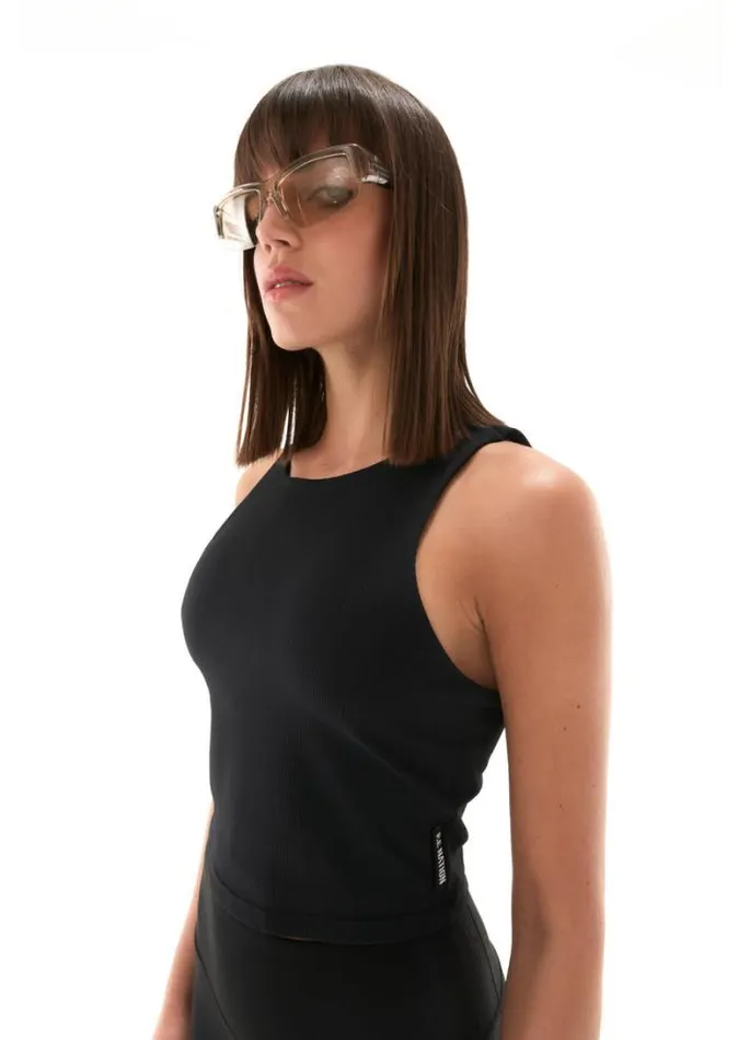 Shop HALF DOME TANK IN BLACK PE Nation Tees and Tanks