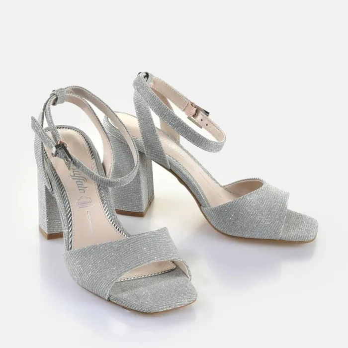Shop Heels BUFFALO Charlotte Neat Silver