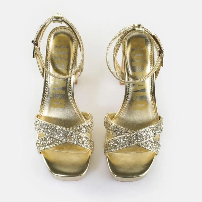 Shop Heels BUFFALO June Glam Gold