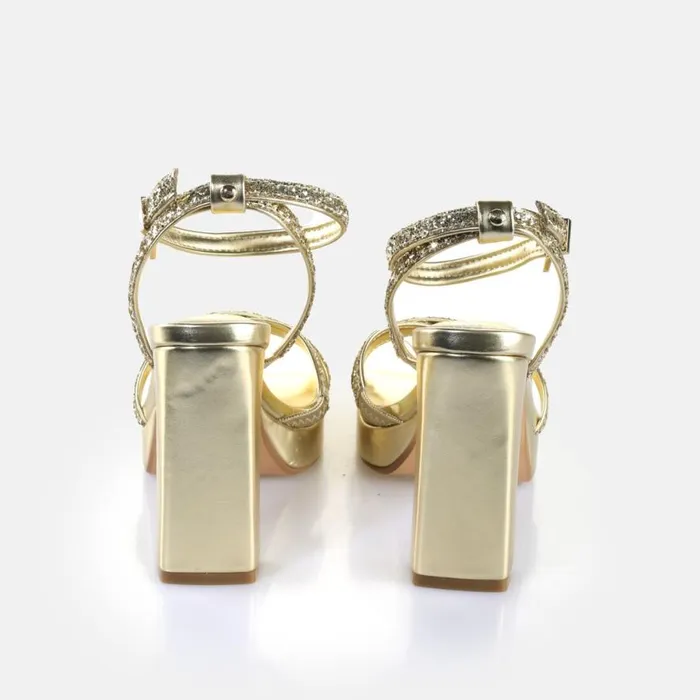 Shop Heels BUFFALO June Glam Gold
