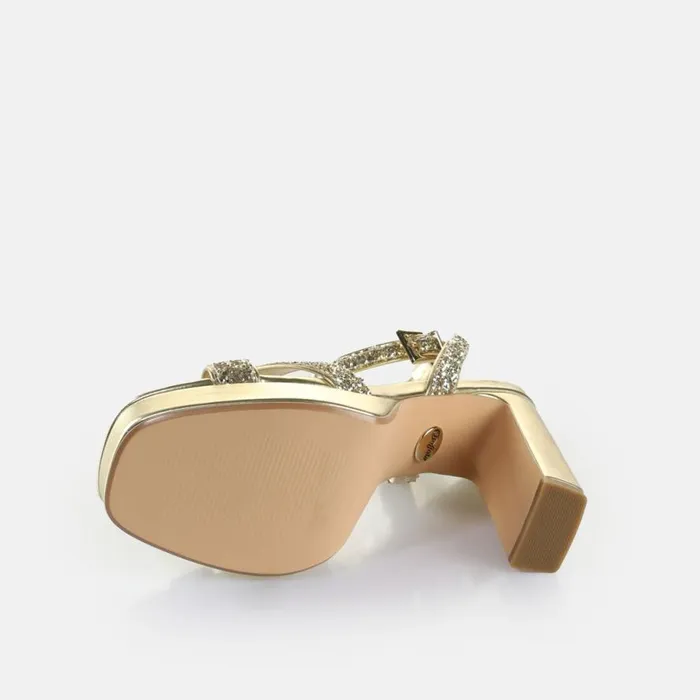 Shop Heels BUFFALO June Glam Gold
