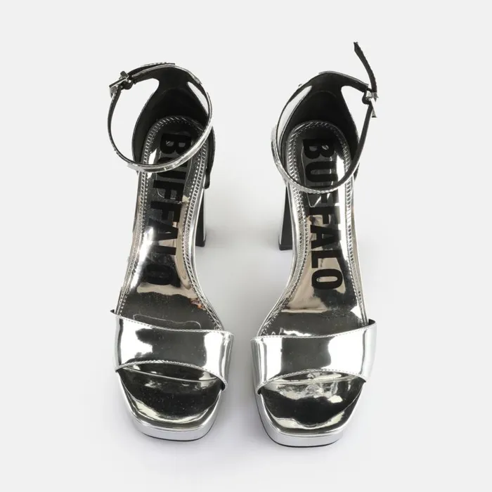 Shop Heels BUFFALO June Neat Silver