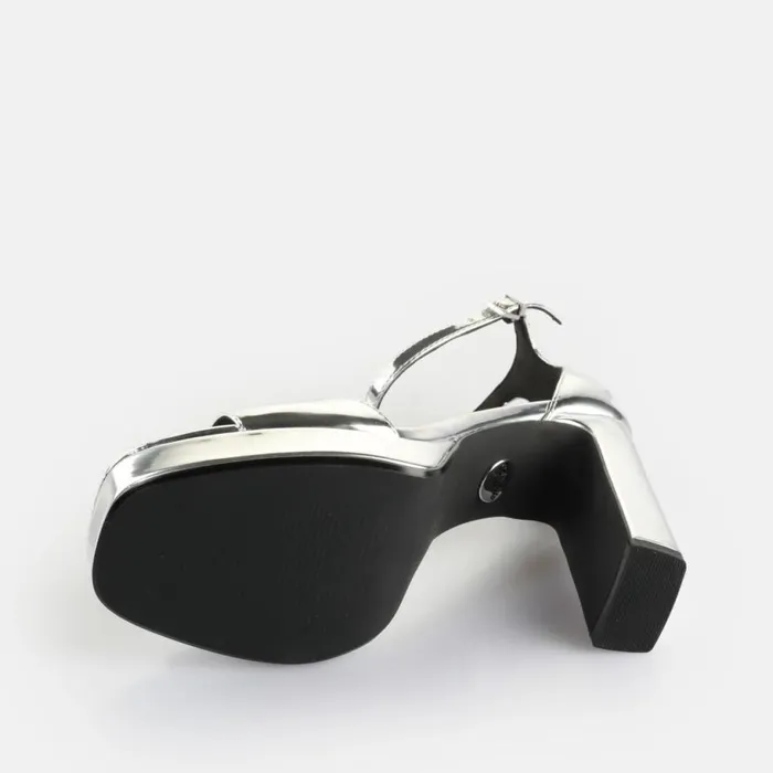 Shop Heels BUFFALO June Neat Silver