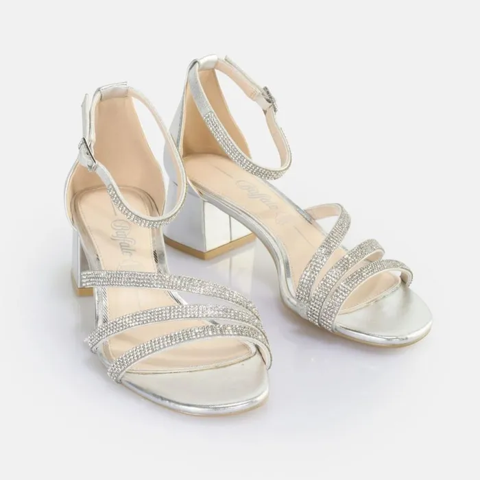 Shop Heels BUFFALO Lilly Glam Silver