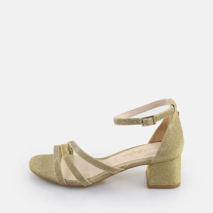 Shop Heels BUFFALO Lilly Shine Gold