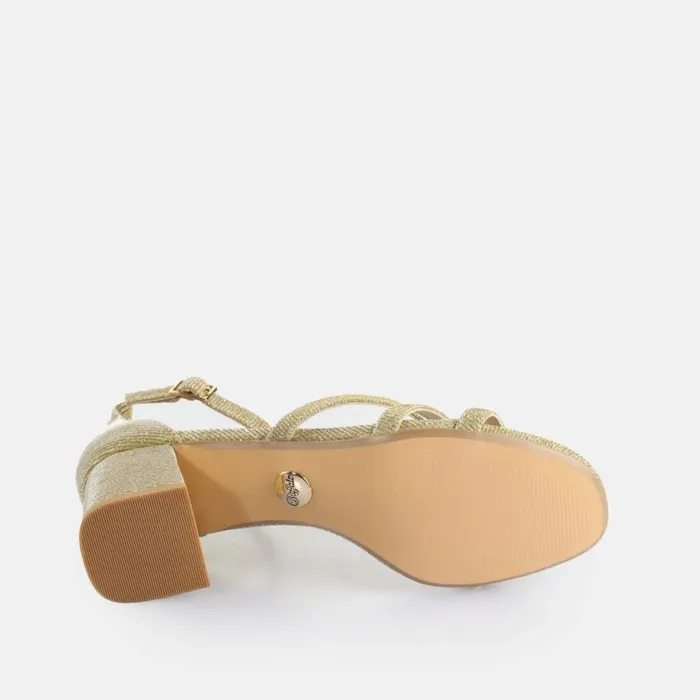 Shop Heels BUFFALO Lilly Shine Gold