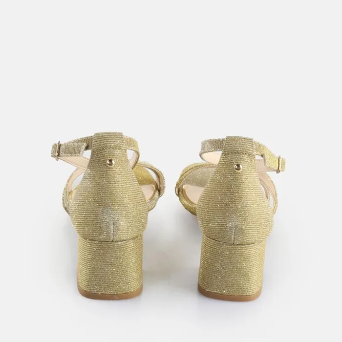 Shop Heels BUFFALO Lilly Shine Gold