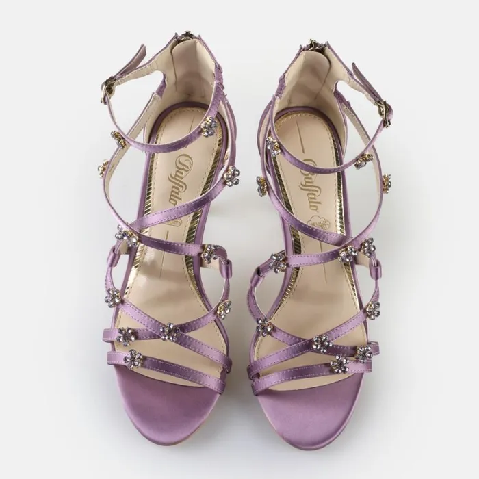 Shop Heels BUFFALO Miranda Flower Lavender