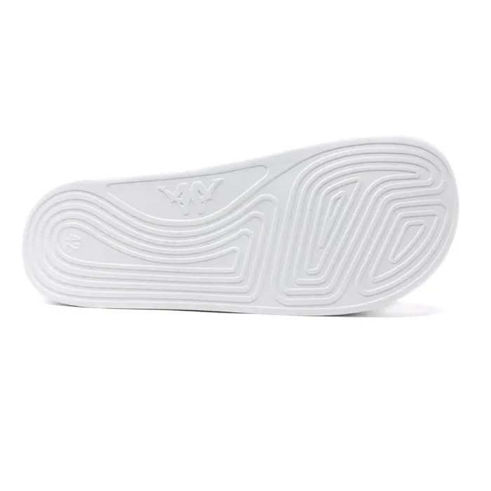 Shop Kappa Footwear 222 Banda Adam 9 Slides White Black Grey