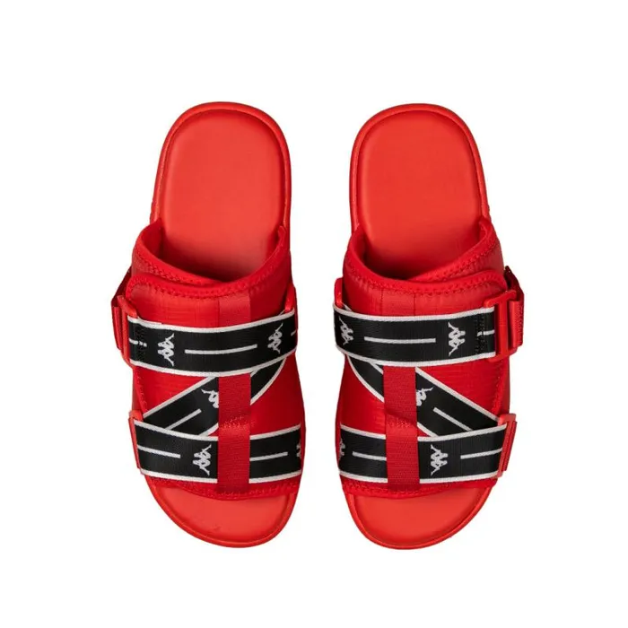 Shop Kappa Footwear Authentic Jpn Mitel 2 Sandals Red Black