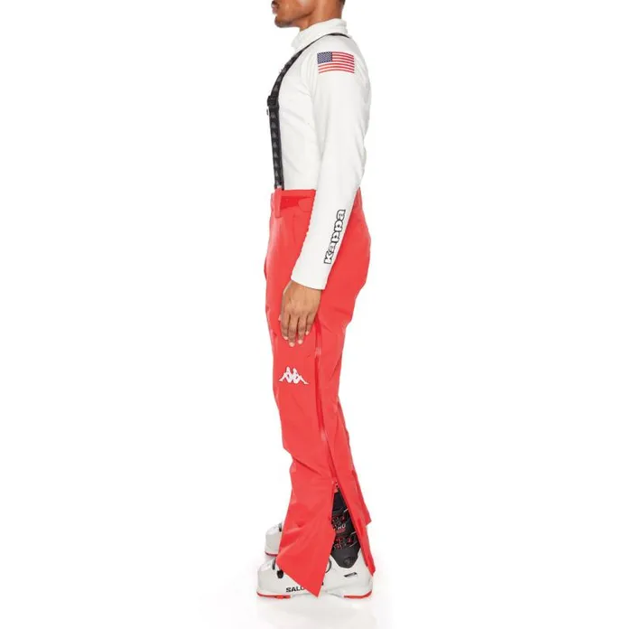 Shop Kappa Ski and Snowboard 6Cento 622P US Snowboard Pants Red