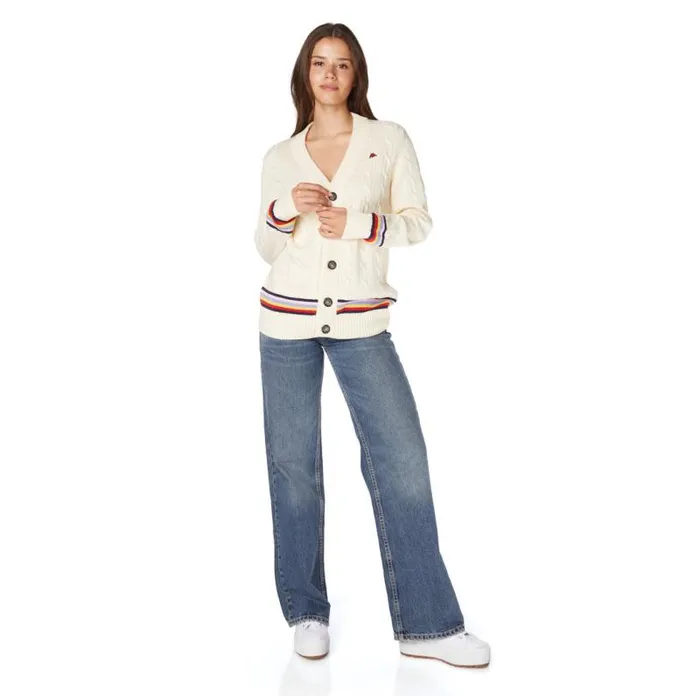 Shop Kappa Tops Robe Giovani Nihal Cardigan Cream