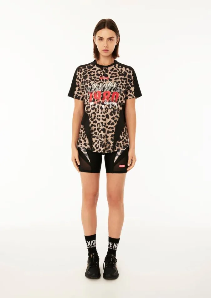 Shop LAP TIME AIR FORM SS TEE IN ANIMAL PRINT PE Nation Tees and Tanks