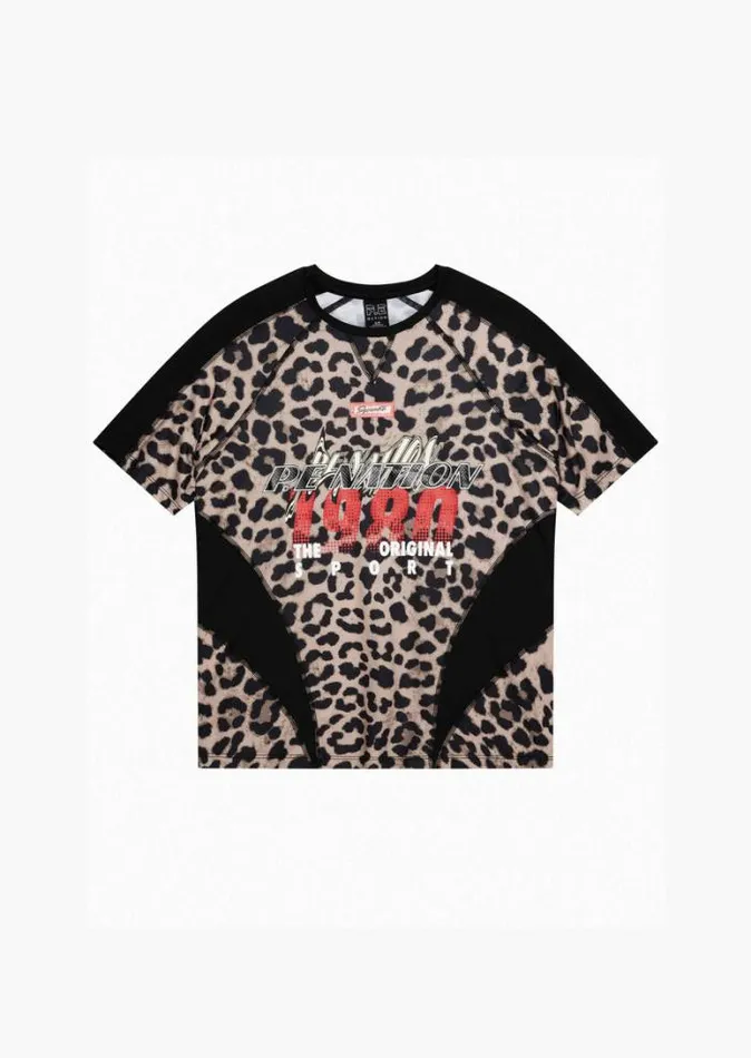 Shop LAP TIME AIR FORM SS TEE IN ANIMAL PRINT PE Nation Tees and Tanks