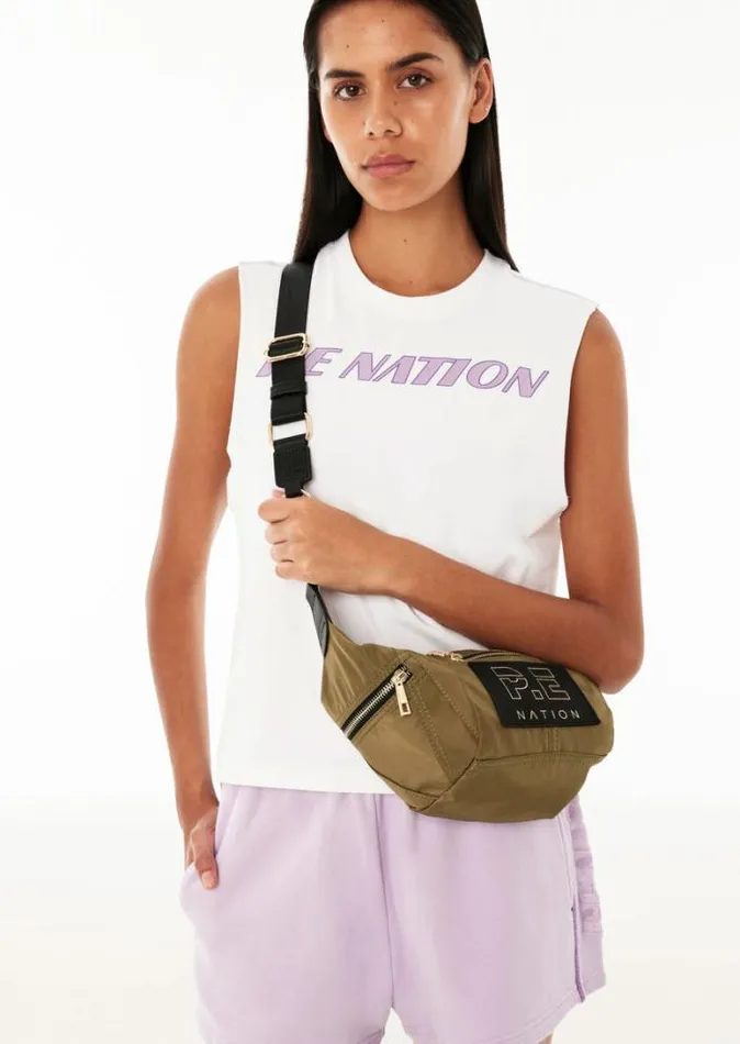 Shop MINI FASTEST LAP CROSS BODY BAG IN KHAKI PE Nation Bags