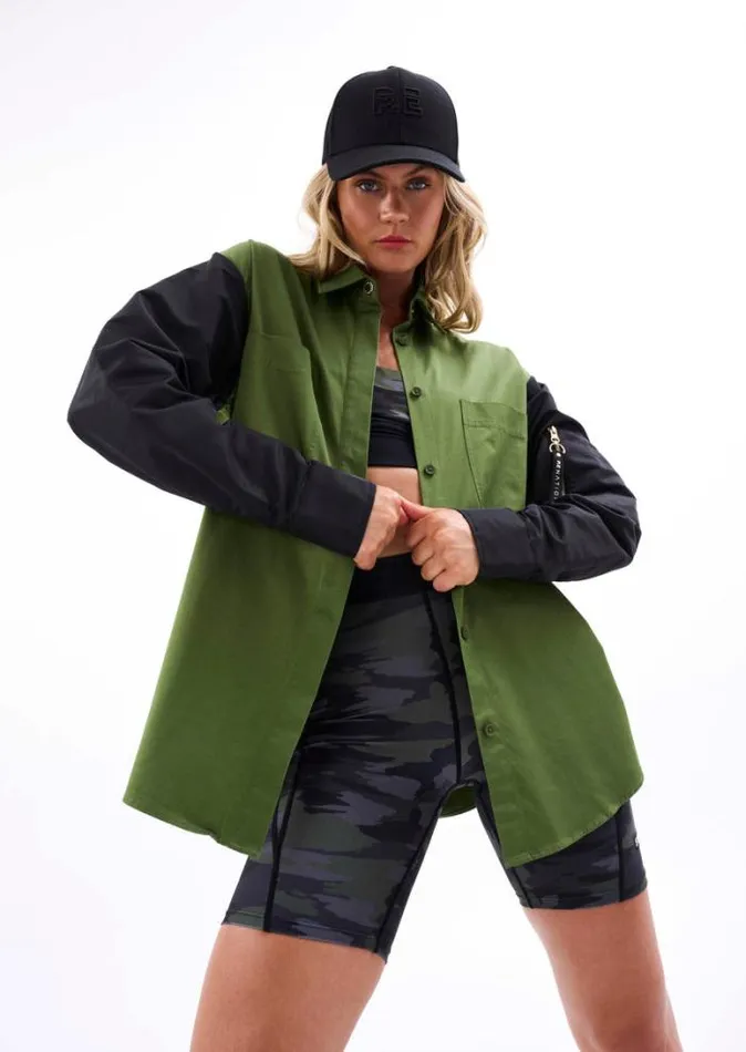 Shop RIDGELINE LS SHIRT IN PESTO PE Nation Long Sleeve Tops