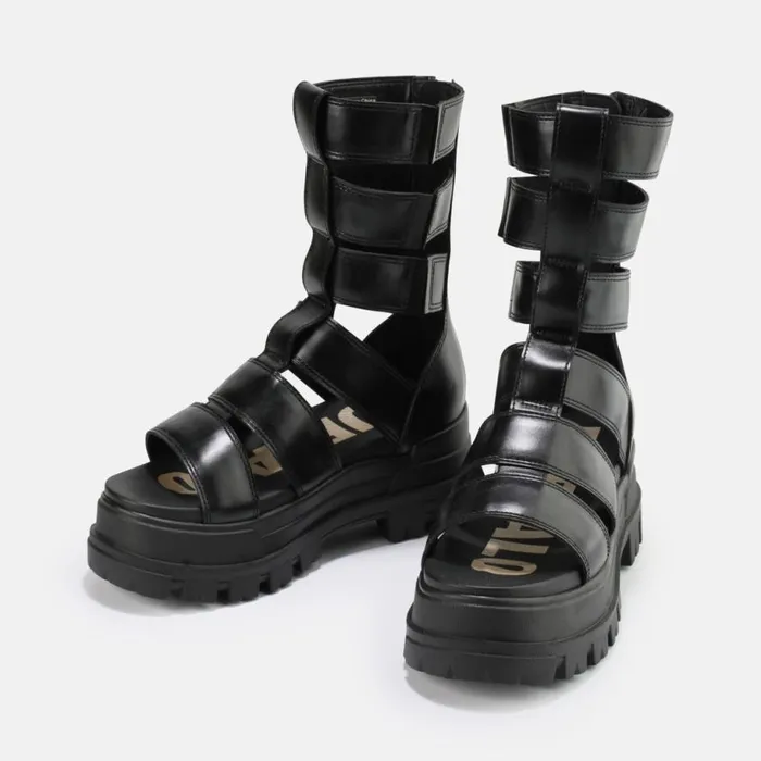 Shop Sandals and Slides BUFFALO Aspha Zeus Black
