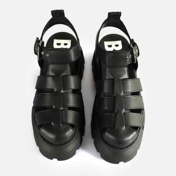 Shop Sandals and Slides BUFFALO Ava Fisher Black