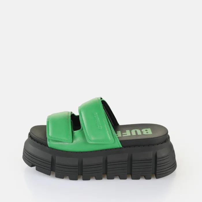 Shop Sandals and Slides BUFFALO Ava Velari Green