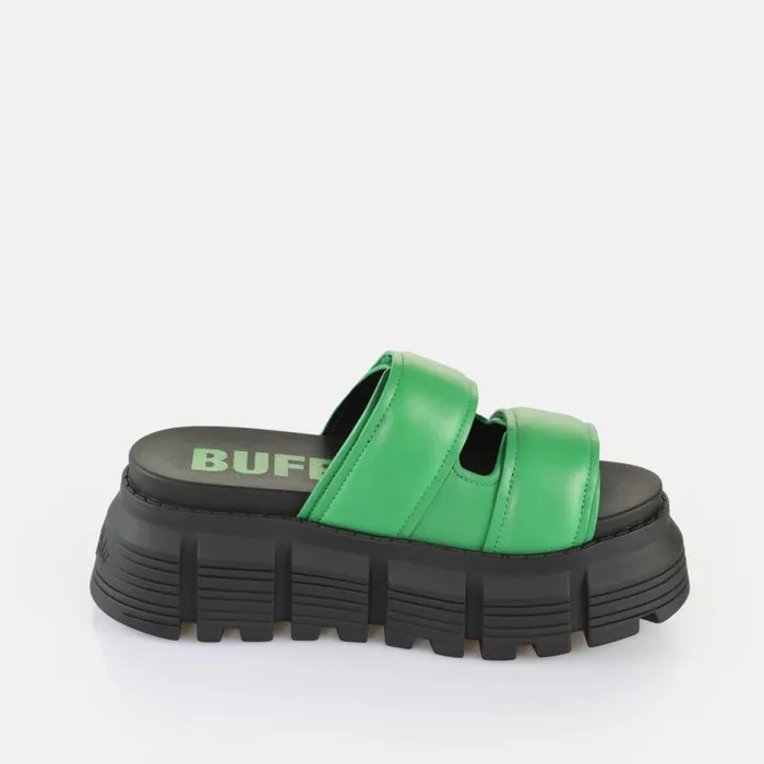 Shop Sandals and Slides BUFFALO Ava Velari Green