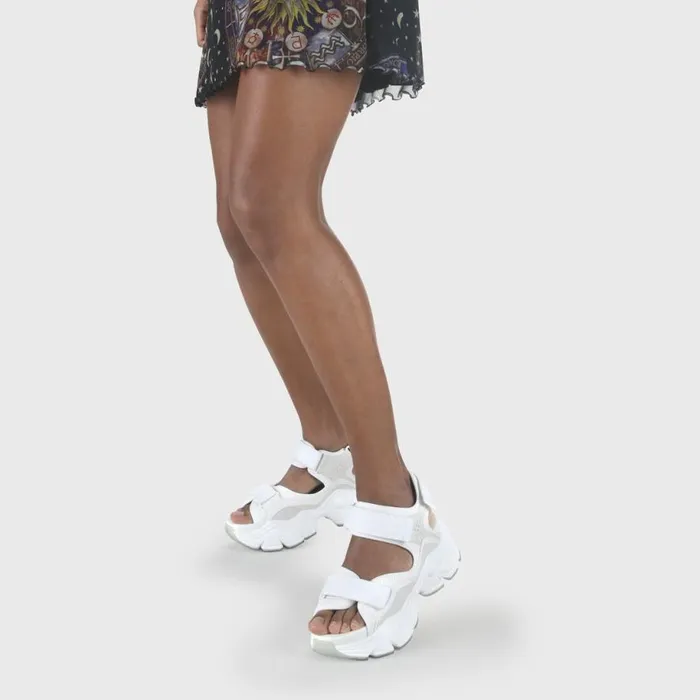 Shop Sandals and Slides BUFFALO Binary 0 White