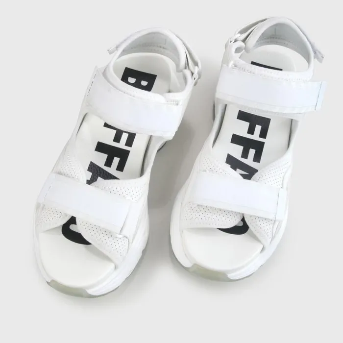 Shop Sandals and Slides BUFFALO Binary 0 White