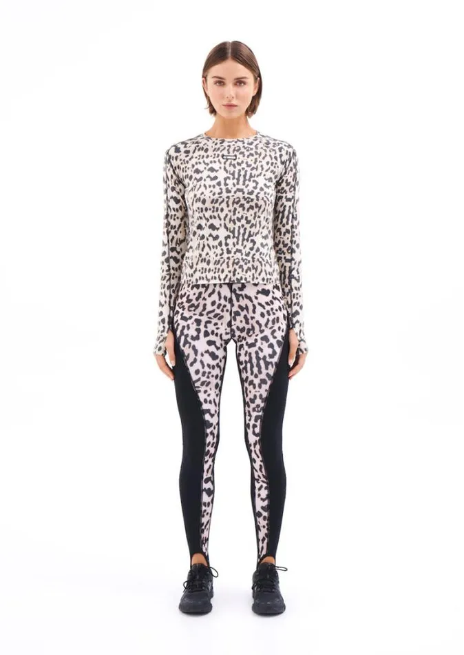 Shop SLALOM PRINTED LEGGING IN LEOPARD PE Nation Leggings