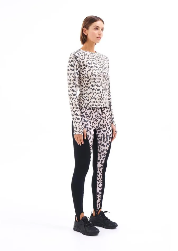 Shop SLALOM PRINTED LEGGING IN LEOPARD PE Nation Leggings