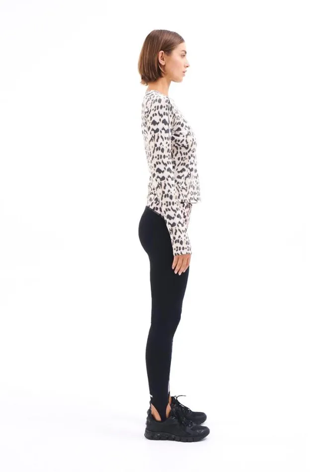 Shop SLALOM PRINTED LEGGING IN LEOPARD PE Nation Leggings