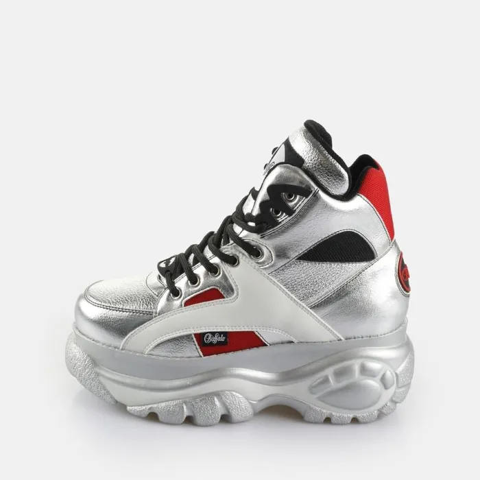 Shop Sneakers BUFFALO 134014 20 Silverwhitered