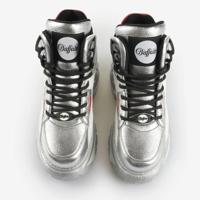 Shop Sneakers BUFFALO 134014 20 Silverwhitered