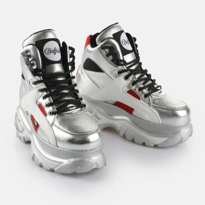 Shop Sneakers BUFFALO 134014 20 Silverwhitered