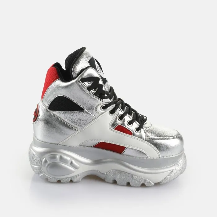 Shop Sneakers BUFFALO 134014 20 Silverwhitered