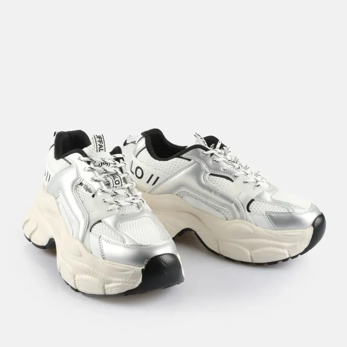 Shop Sneakers BUFFALO BFL PARA 8211 VEGAN NAPPAMESH 8211 WHITESILVERCREAM Whitesilvercream Shop Sneakers BUFFALO BFL PARA 8211 VEGAN NAPPAMESH 8211 WHITESILVERCREAM Whitesilvercream