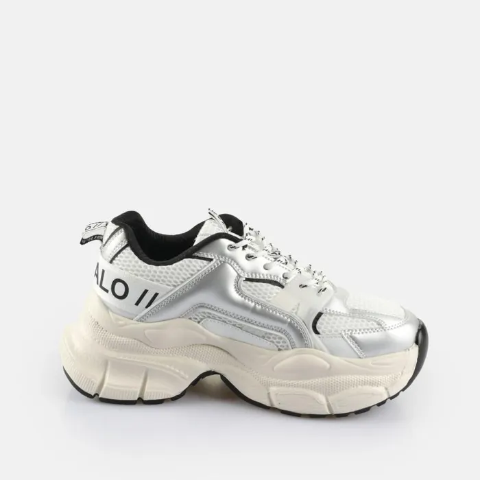 Shop Sneakers BUFFALO BFL PARA 8211 VEGAN NAPPAMESH 8211 WHITESILVERCREAM Whitesilvercream Shop Sneakers BUFFALO BFL PARA 8211 VEGAN NAPPAMESH 8211 WHITESILVERCREAM Whitesilvercream