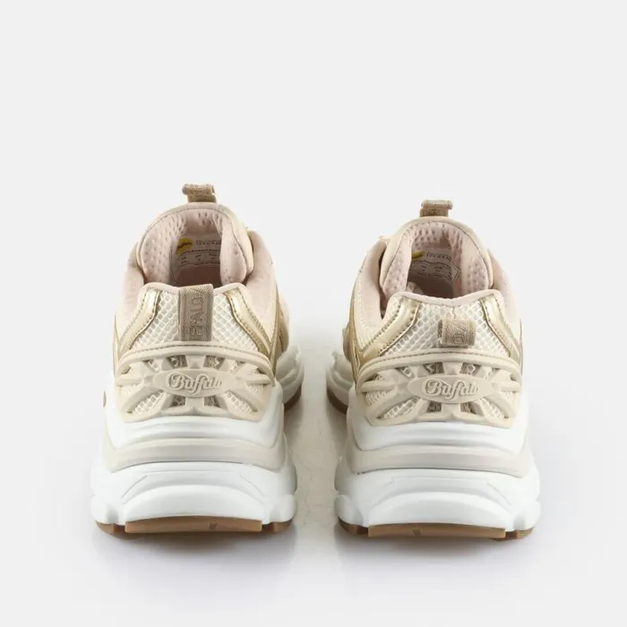 Shop Sneakers BUFFALO BFL TIGER 8211 VEGAN NAPPAMESH 8211 GOLDCREAM Goldcream